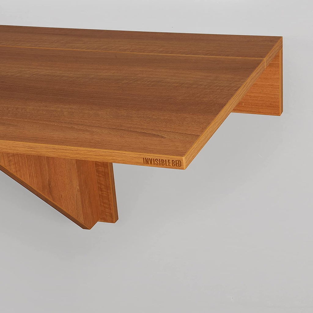 Wall Mounted iDesk with Ledge Desert Walnut (IB77-1)