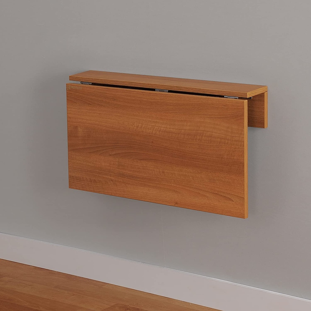 Wall Mounted iDesk with Ledge Desert Walnut (IB77-1)