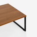 Floor seating desk - Desert Walnut