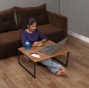 Floor seating desk - Desert Walnut