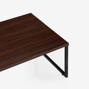 Floor seating desk - Desert Walnut