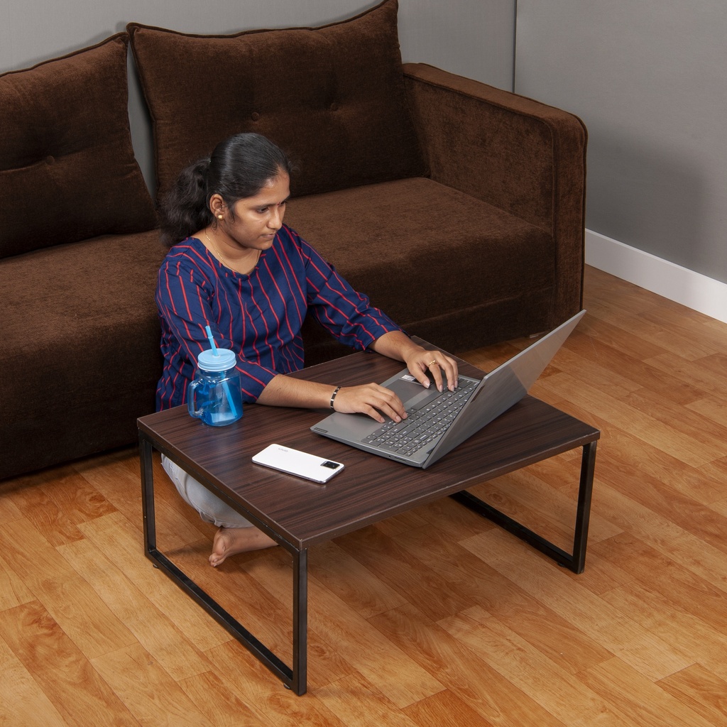 Floor seating desk - Desert Walnut