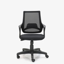 Small Wall Mounted iDesk &amp; Mesh Back Office Chair - Desert Walnut (IB76-1)