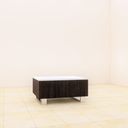 INVISIBLE BED High Grade MDF Coffee Table with Storage and Lift up Tabletop (Dessert Walnut)