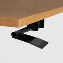 Hydraulic Height Adjustable Table Desert Walnut (IB73-1)