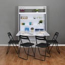 Aquarius Dining Table with Storage