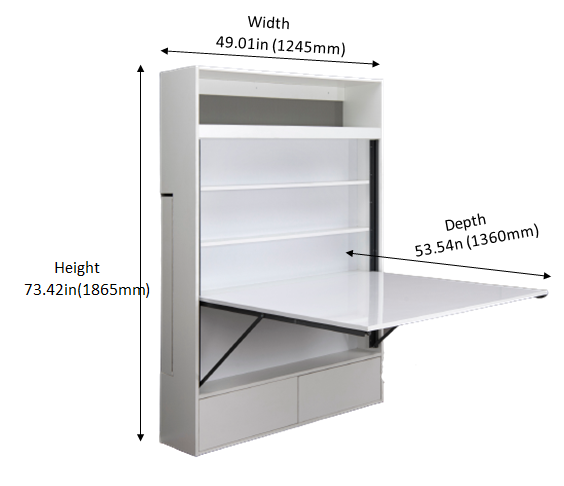 Aquarius Dining Table with Storage