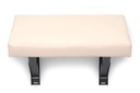 INVISIBLE BED Fabric Foldable Wall Mounted Cushion Seat (Beige)