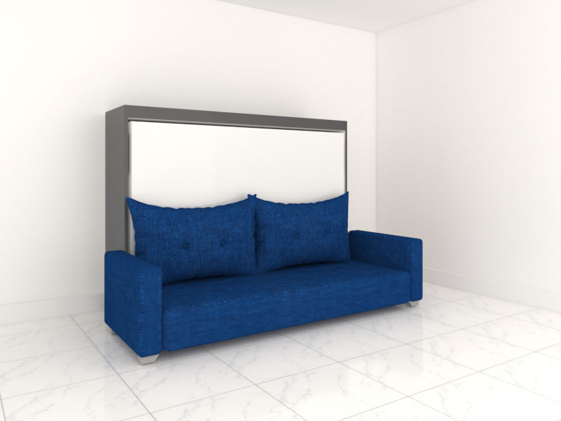 Queen Horizontal iBed with Storage &amp; Sofa(Value)