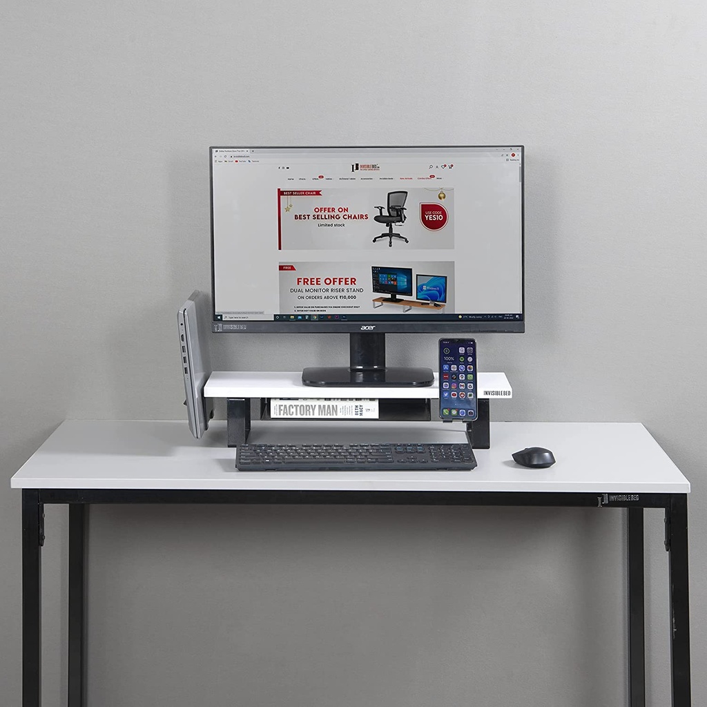 Monitor Riser Stand with Accessories