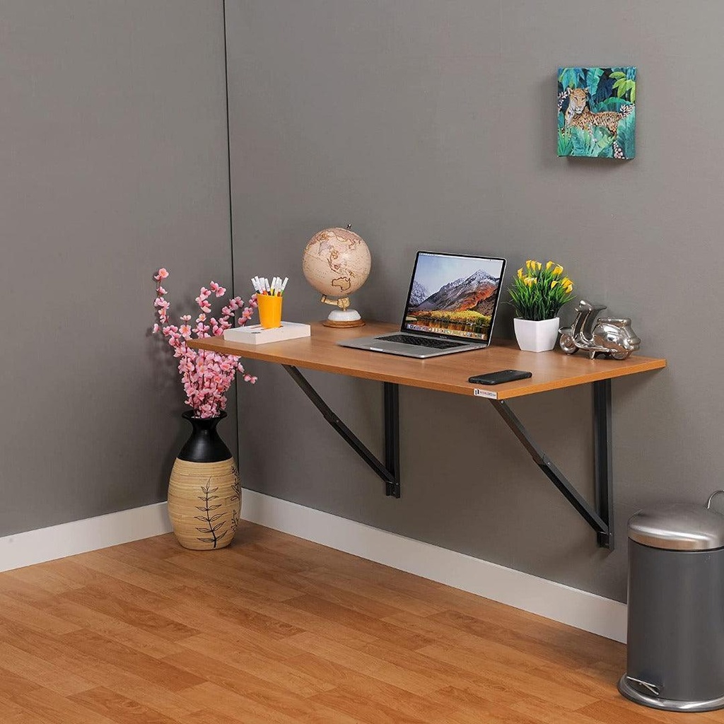 Large Wall Mounted iDesk with Laptop Riser