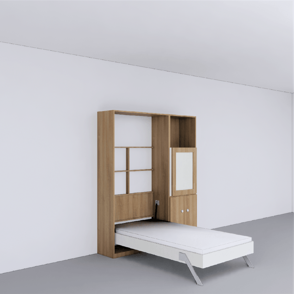 Single Vertical Bed with iTable Medium