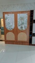 2250 Queen Bed with Ratten &amp; Wall Paper(Standard)