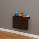 Vega Wall Mounted iDesk with Ledge Rich Walnut