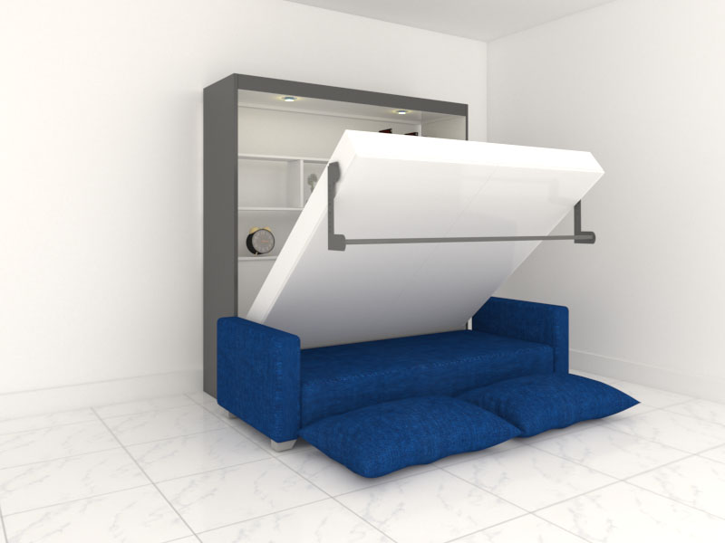 King Vertical iBed with Storage &amp; Sofa Small(Value)