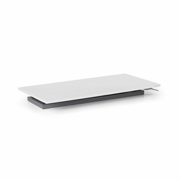 [Sit-and-stand-desk-GW] Corvus Sit And Stand Desk - Glossy White