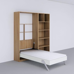 [IB81] Single Vertical Bed with Bookshelf