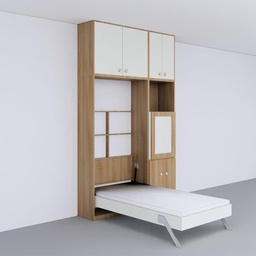 [IB81-8] Single Vertical Bed with Loft and iTable Medium