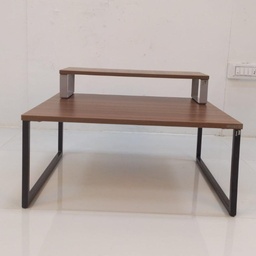 [Floor-Seating-Desk-with-Monitor-Riser-CW] Floor Seating Desk with Monitor Riser Stand
