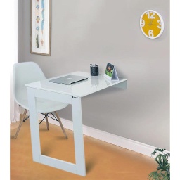 [i-Table-Mini-White] Mintaka Foldable Wall-Mounted Table - Wool White(IB27-1)