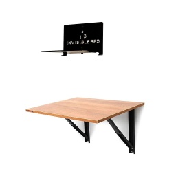 [IB33-3] Medium Wall Mounted Desk &amp; iShelf - Desert Walnut(IB33-3)