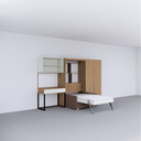 Single Vertical iBed with Sofa , Storage &amp; Wardrobe -1