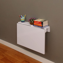 [IB77-1-GW] Vega Wall Mounted iDesk with Ledge Glossy White