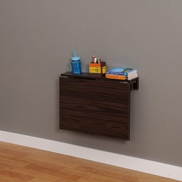 [IB77-1-RW] Vega Wall Mounted iDesk with Ledge Rich Walnut