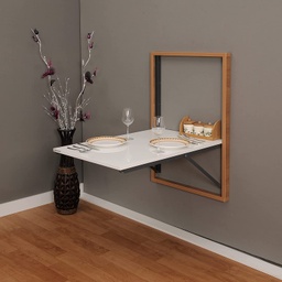 [idining-no-storage-DW-GW-Top] Regor Wall Mounted Dining &amp; Study Table