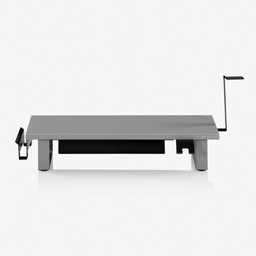 [Monitor Riser-4 Accessories-Grey] Monitor Riser Stand with Accessories Grey
