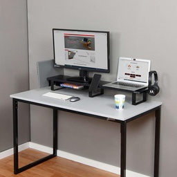 [Dual Monitor Riser-4 Accessories-Black] Dual Monitor Riser-4 Accessories-Black